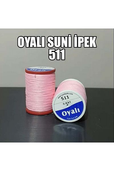 OYALI ΤΕΧΝΗΤΟ ΜΕΤΑΞΩΤΟ ΝΟ: 511 - Κλωστή κεντήματος με κέντημα 4 στρώσεων