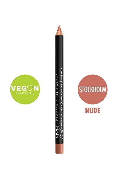 NYX Professional Makeup Dudak Kalemi -  Suede Matte Lip Liner Stockholm 80089...