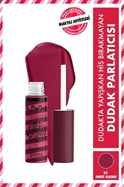 NYX Professional Makeup Butter Gloss Candy Swirl Dudak Parlatıcısı - Sweet Sl...