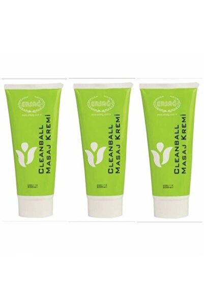 Ersağ Cleanball Masaj Kremi 3×200 ml Yeni Tarihli