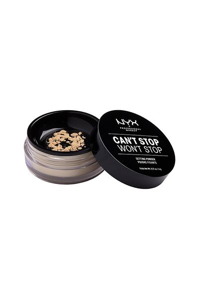 NYX Professional Makeup Stabilizer Powder - Can't Stop Won't Stop Set Powder Light Medium800897183707
