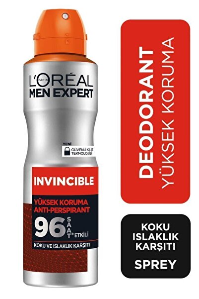 L'Oreal Paris Men Expert Invincible Anti Deodorant 150 ml X 3 Adet