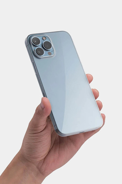 bast Iphone 14 Pro Ultra Ince Şeffaf Telefon Kılıfı