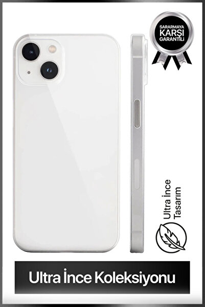 bast Iphone 14 Plus Ultra Ince Şeffaf Telefon Kılıfı