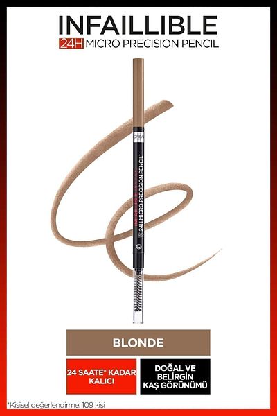 L'Oreal Paris Infaillible 24H Micro Precision Augenbrauenstift – Blond