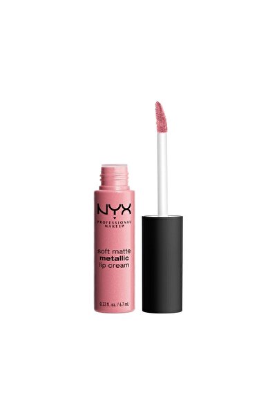 NYX Professional Makeup Mat Ruj - Soft Matte Metallic Lip Cream Milan 8008971...