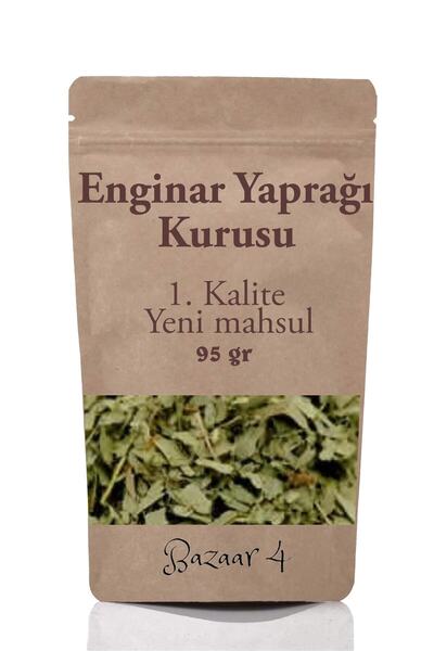 BAZAAR 4 Enginar Yaprağı Kurusu 95 Gr 1.kalite Taze Yeni Mahsül