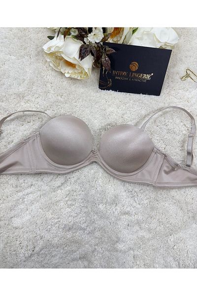 İntive Lingerie Σουτιέν σιλικόνης Le Jardin Blanche Double Push-up με/χωρίς λουράκια -7036