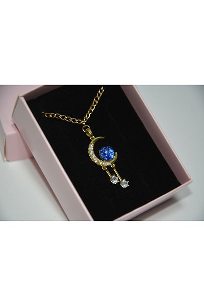 rmys Zircon and Galaxy Design Necklace