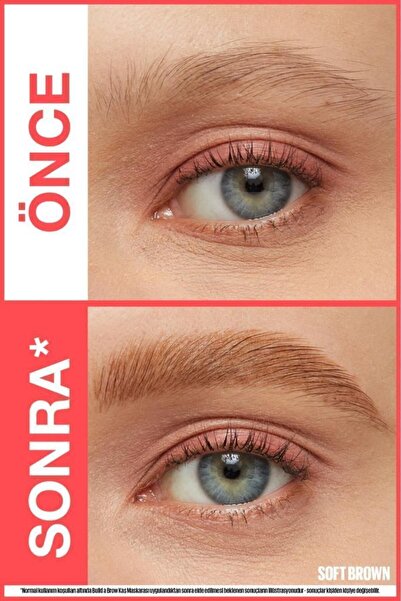 Maybelline New York Build a Brow 2in1 Kaş Kalemi ve Jeli Soft Brown