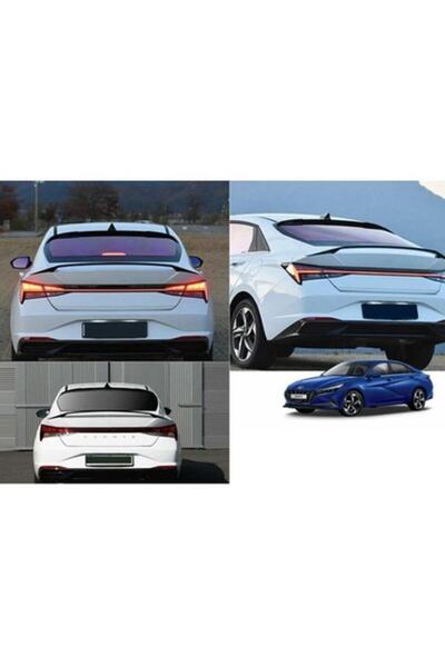 OLED GARAJ Hyundai Elantra İçin Uyumlu  Yüksek Spoiler Piano Black 2021+