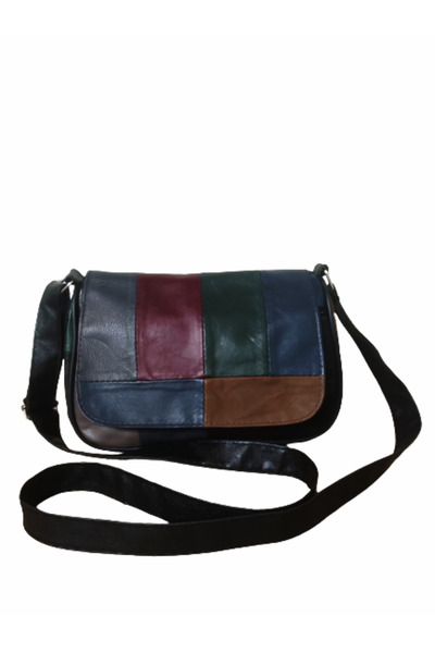 r rojinins حقيبة كتف وحقيبة كروس جلدية