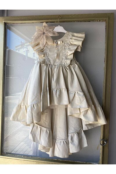 Tuğçe Denktaş Girl - Buckle and Tail Evening Dress