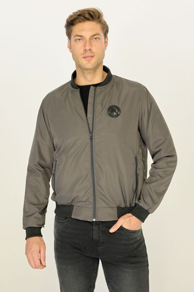 river green Palton de sport sezonier pentru bărbați, de culoare antracit, cu ...