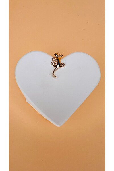 Elassin Aksesuar Tekli Kertenkele Model Gold Renk Minimal Küpe