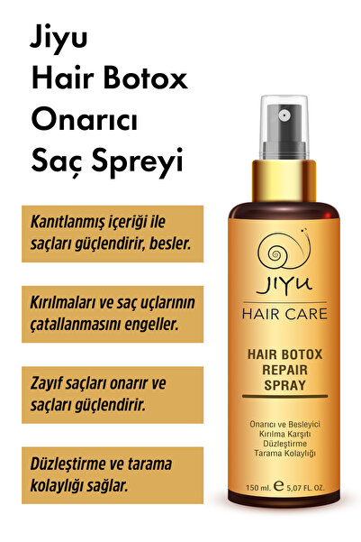 JIYU Yanmış, Kopan Ve Yıpranmış Saçlar Için Besleyici Ve Onarıcı Saç Bakım Spreyi 150 Ml.