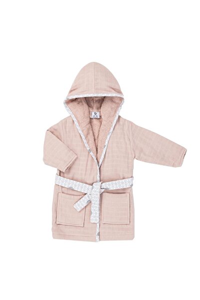 Gezenbebe Hero Müslin & Havlu Bebek Çocuk Bornozu Bunny