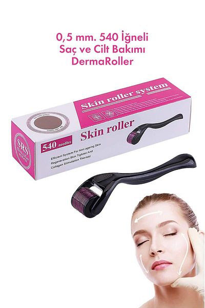Dermaroller Jiyu Titanium Tip 540 Needle 0.5 MmSkin Renewal