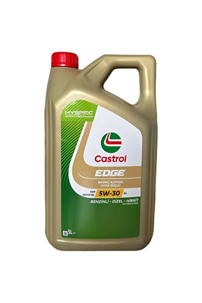 CASTROL Edge 5W-30 LL YENİ Tam Sentetik DPF Motor Yağı 5 LT (Ü.T: NİSAN 2024)