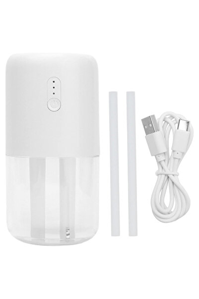 Aksesuarcı Işıklı Şarjlı Yedek Filtreli Aromaterapi Difüzörü Oda Hava Nemlendirici Air Humidifier 280mL