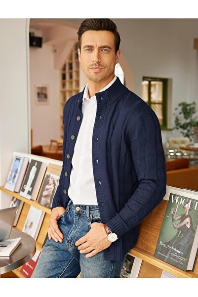 youknitwear you Bennett Men's Knitwear Cardigan - Stylish and Comfortable