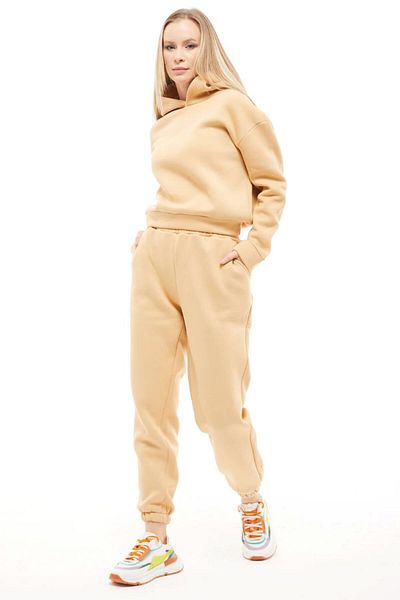 ysrozrgyim Women's Hooded Three Thread Tracksuit Set