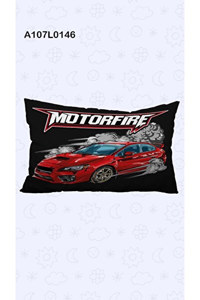 A2ZTR F1 Yarış Arabalı, Çocuk Yastik Kılıf Çift Tarafı Baskılı