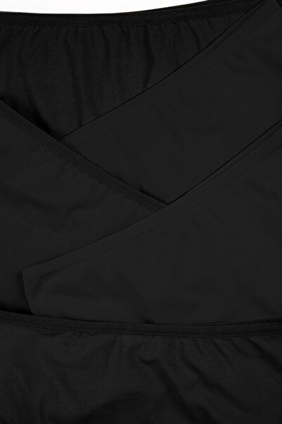 red iç giyim Chiloți supradimensionați din bumbac cu talie înaltă pentru femei Bato Pachet de 5 Lycra Talie înaltă cu boruri late