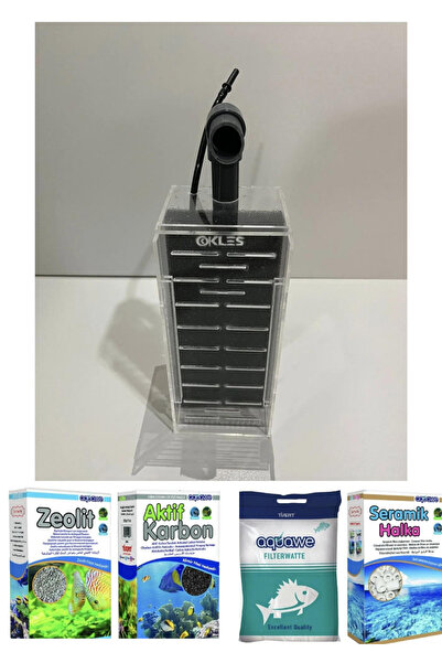 KLES sumplu pipo filtre M boy şeffaf seti + filtre seti