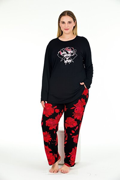 Viselya Σετ πιτζάμας plus size