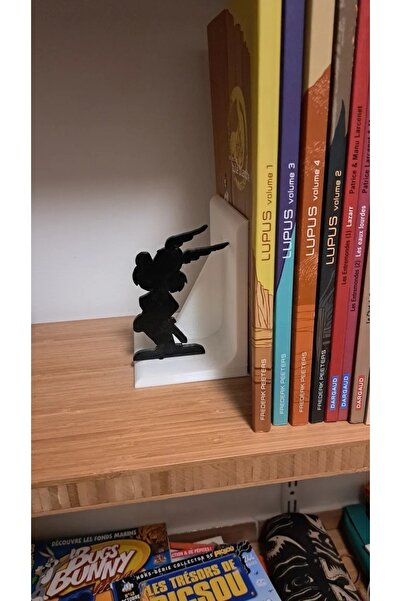 BamBam Sanat 3d Asterix Book Holder Bookshelf Shelf Support