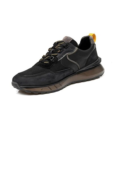 Greyder 15366 Erkek Siyah Hakiki Deri Spor Ayakkabı