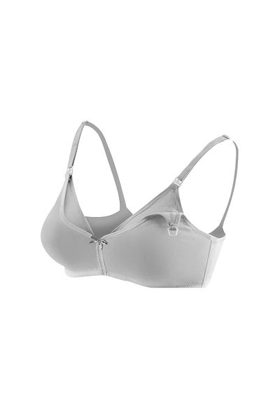 Bmom Pregnancy and Nursing Bra Gray