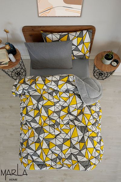MARLA HOME Σετ ύπνου μονό με γεωμετρικό σχέδιο