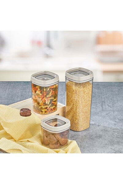 Mugiss Bonny Erzak Saklama Kabı 3lü Set 1,8Lt 1Lt 600Ml