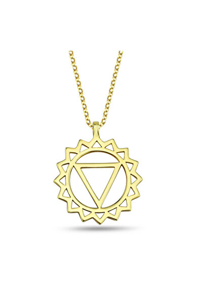 Ariş Boğaz Çakrası Altın Kolye