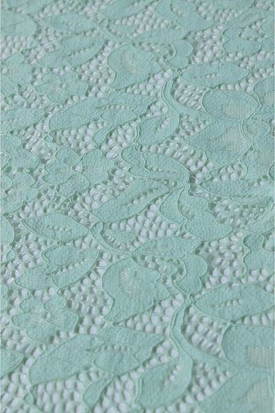 ÖZPAŞ TEKSTİL VE AKSESUAR Lycra Light Green Floral Lace 22cm