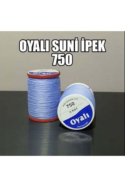 OYALI ΤΕΧΝΗΤΟ ΜΕΤΑΞΩΤΟ ΝΟ:750 Κλωστή κεντήματος 4 στρώσεων