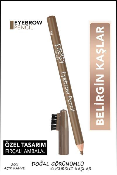 Pretty Beauty Light Brown Eyebrow Pencil - Eyebrow Pencil