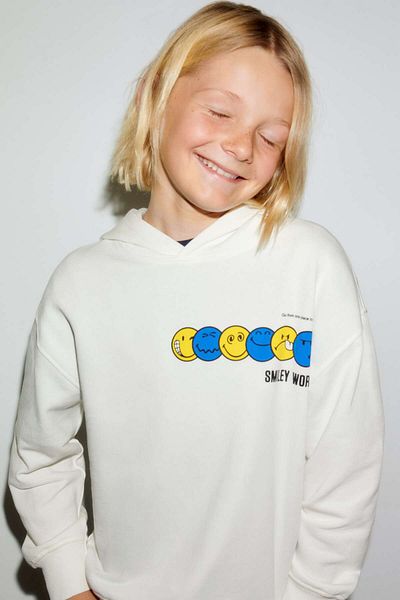 Lolliboomkids Σετ φόρμας Unisex Παιδική Μαύρο Λευκό Χρώμα στο κάτω μέρος με λεπτομέρεια Emoji