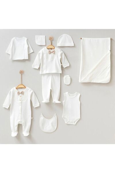 Cherub Baby Pugi Baby Ultralux - طقم بدلة خروج من المستشفى للأطفال مكون من 10...