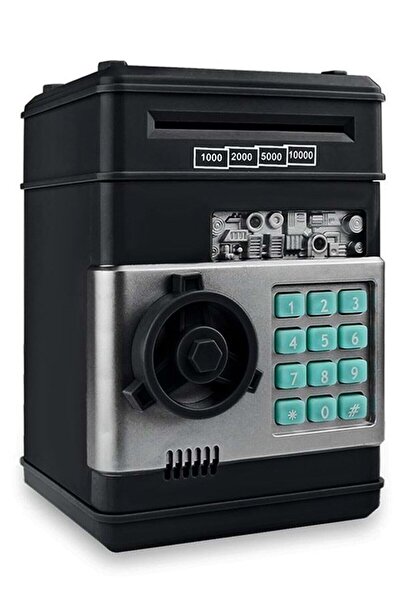 Onetick Şifreli Elektronik Kumbara Kasa Siyah