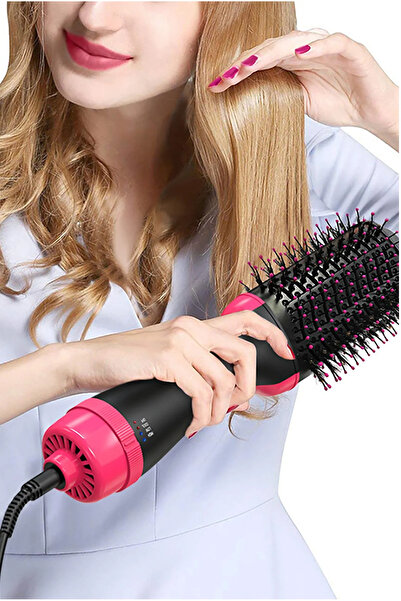 TeknoZar مشط تجفيف وتصفيف الشعر من سلسلة تكنوشيك بقوة 1000 واط