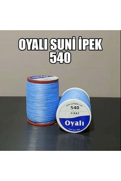 OYALI ΤΕΧΝΗΤΟ ΜΕΤΑΞΩΤΟ ΝΟ:540 - Κλωστή κεντήματος 4 στρώσεων