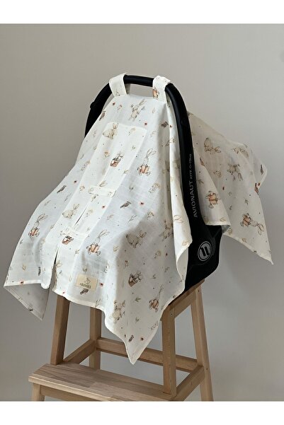 Jr Bunnies Pamuk Bunnies Müslin Puset Örtüsü