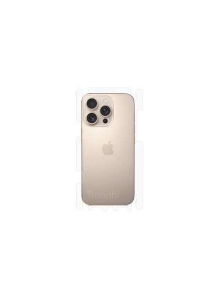 Wrapsol iPhone 16 Pro Arka Yan Koruyucu Darbe Emici Poliüretan Film