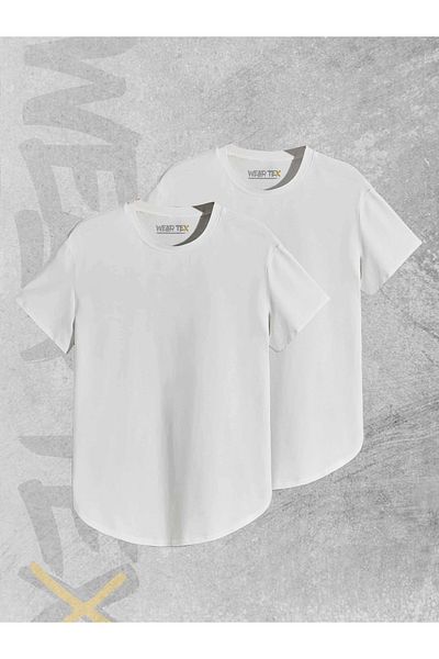 WEARTEX Unisex 2-Piece Slim Fit T-Shirt Set - Plain Unprinted