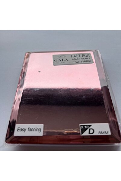 tnl professional GALA FAST FUN KOLAY VOLUME İPEK KİRPİK 0.10 D 8MM TEK BOY