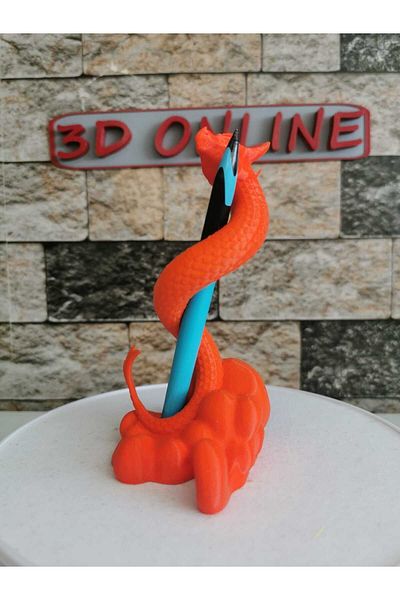 3D Online Suport decorativ pentru stilou în formă de dragon