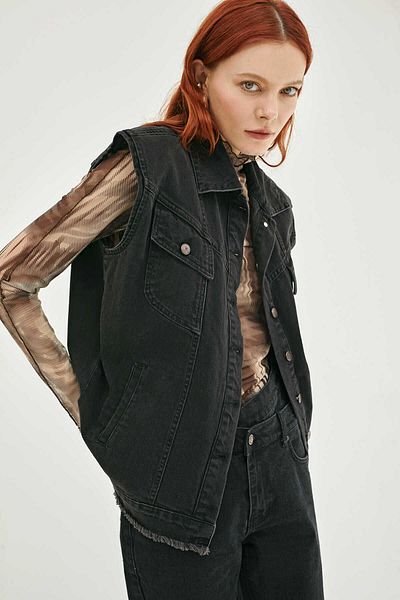 Pilea Denim Padded Vest